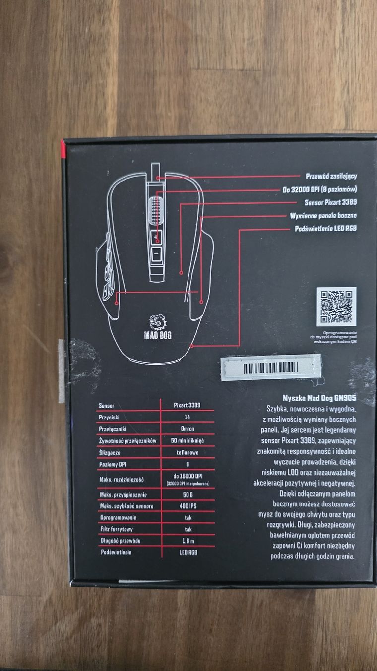 Mouse: Mad Dog GM905 Gaming Mouse – Usato da Zell LU venduto da MatiMati2706 1