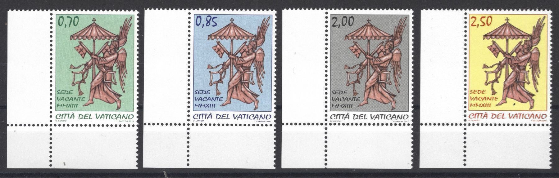 Alle Briefmarken: VATIKAN 2013 SEDE VACANTE SATZ – Gebraucht aus Watt von maxdiroma