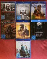 Terminator und Matrix Blu-ray Filme Konvolut