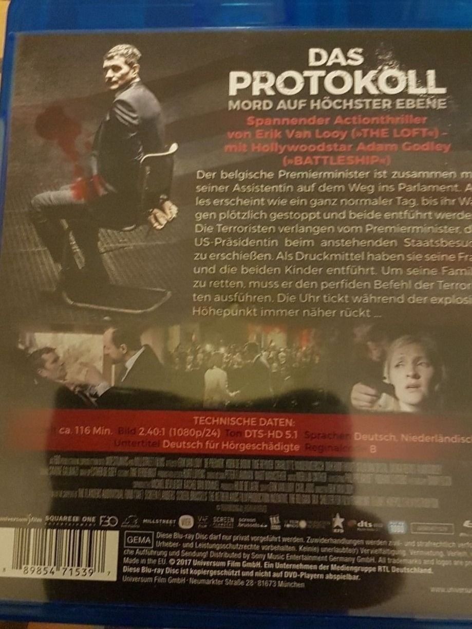 Alle DVDs: Das Protokoll - Mord Auf Höchster Ebene – Neu (gemäss Beschreibung) aus Oberkirch LU von ThE_CoLLecTor666 1