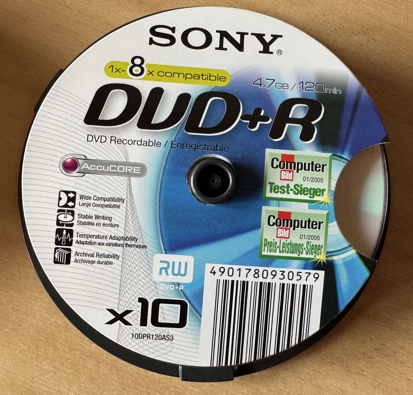 Tous les DVDs: Sony DVD+R in Spindelbox – Neuf avec emballage d'origine à Diepoldsau par preisparadies-ch