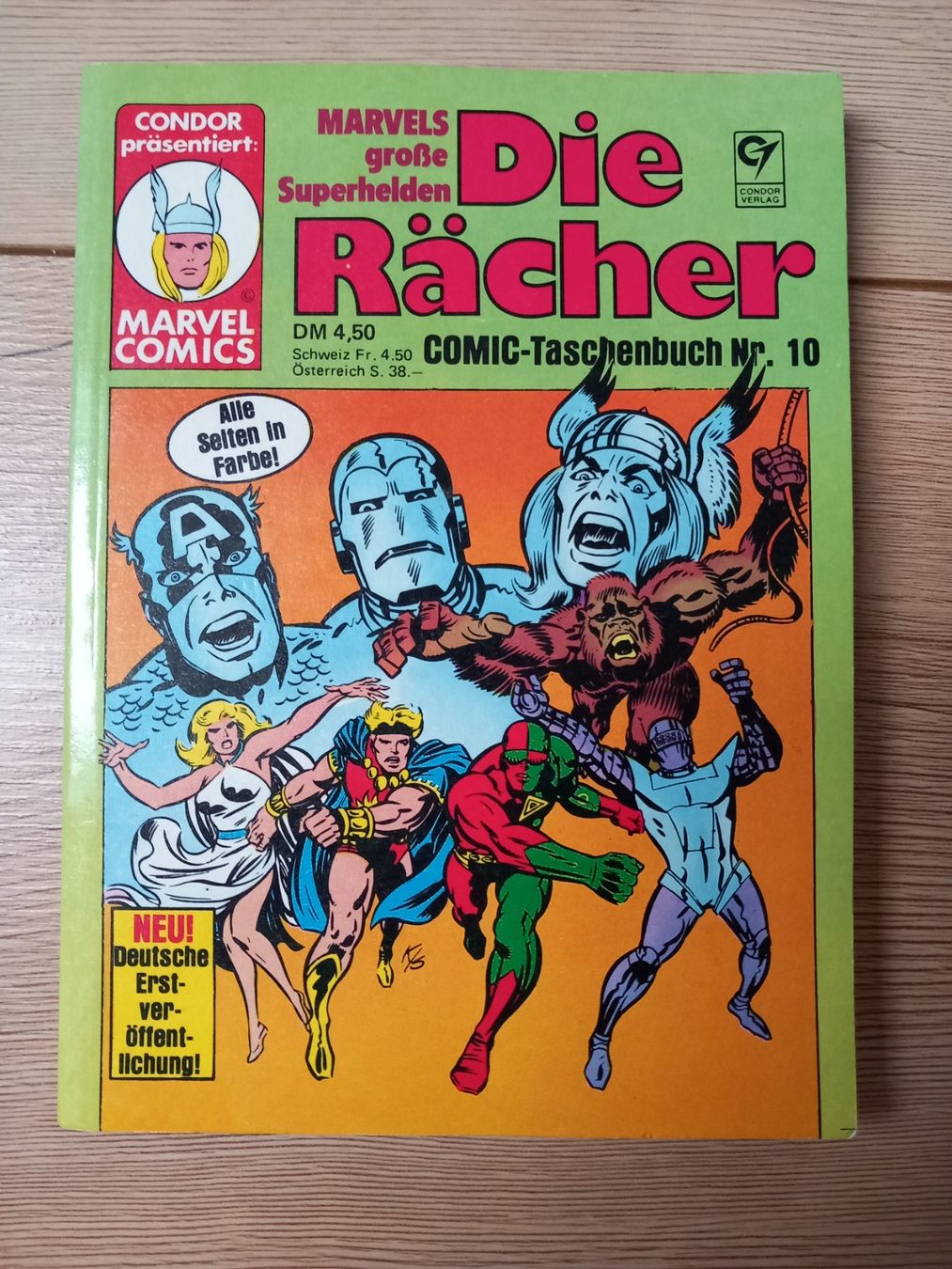Fumetti: Die Rächer Taschenbuch 10 (Condor / Marvel) – Usato da Widnau venduto da Ginia1