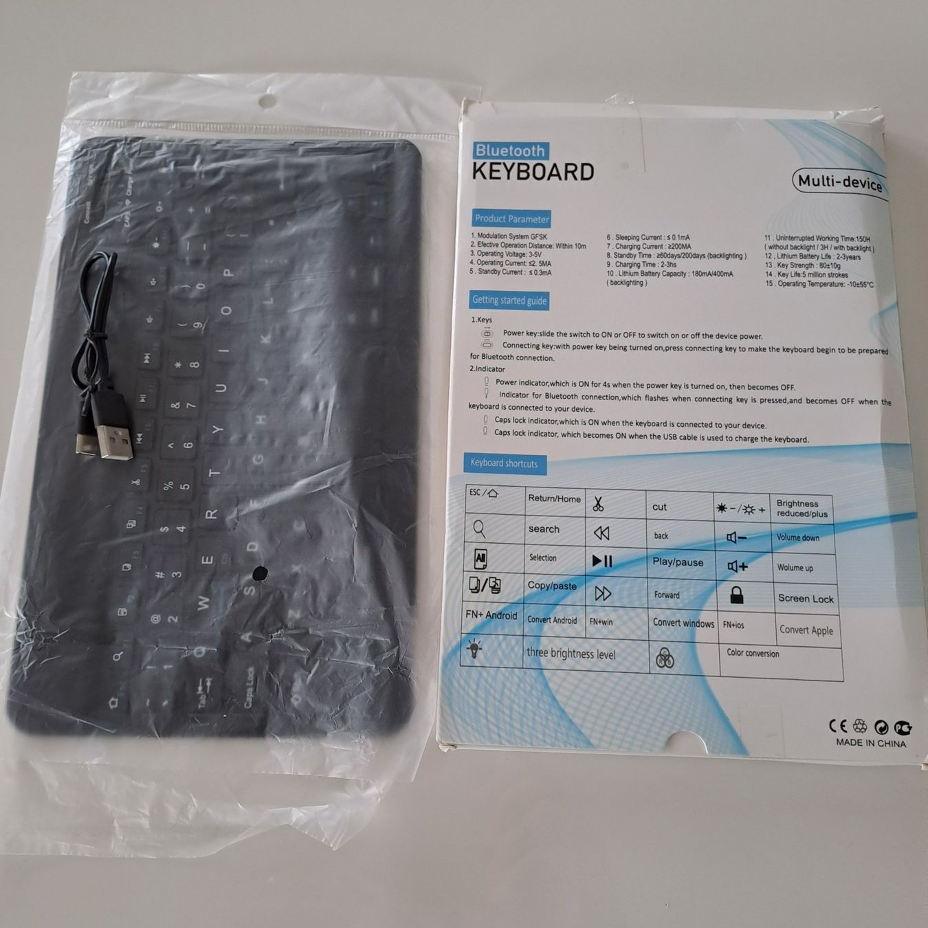 Tastiere: Tastatur - Keyboard - Bluetooth – Nuovo (secondo la descrizione) da Murten venduto da Suissemarkus 4