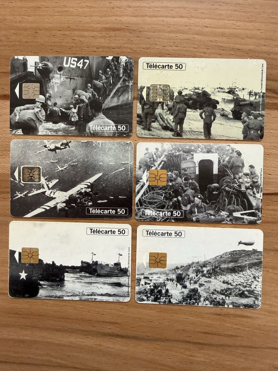 Schede telefoniche: 6 Telecarte Frankreich – Usato da Grenchen venduto da Bastet007