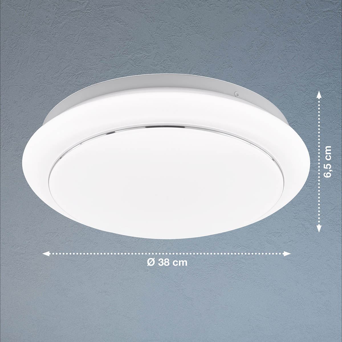 Lampadari & plafoniere: Deckenleuchte, Weiss, Rund, Dimmer – Nuovo (secondo la descrizione) da Kreuzlingen venduto da Smart-Light 3