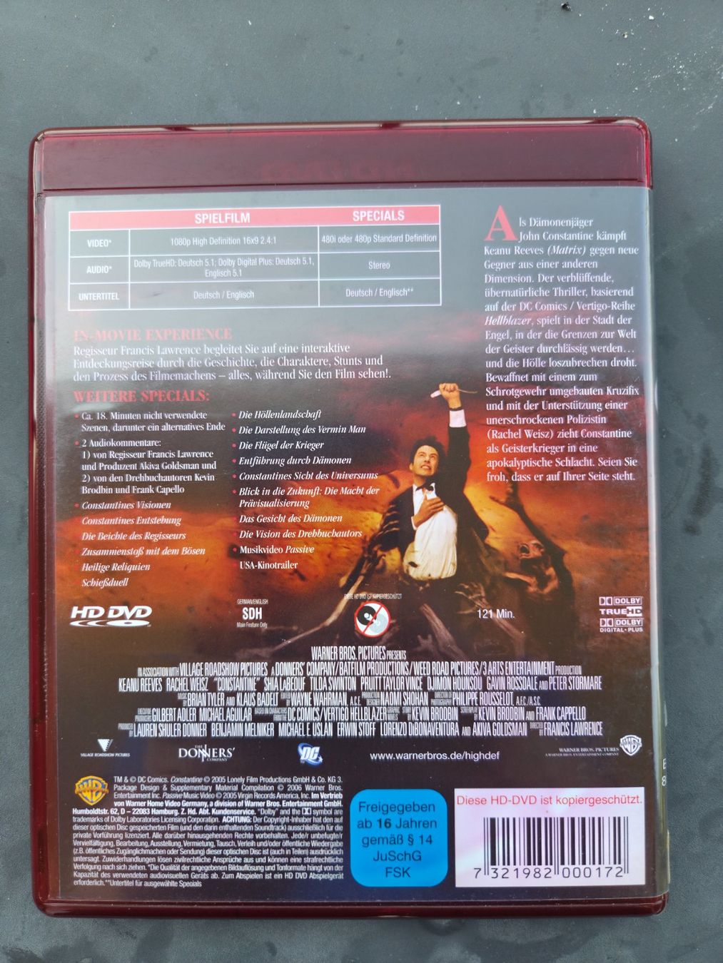 Tutti i DVDs: HD DVD - Constantine – Usato da Aldesago venduto da lusuardi 1