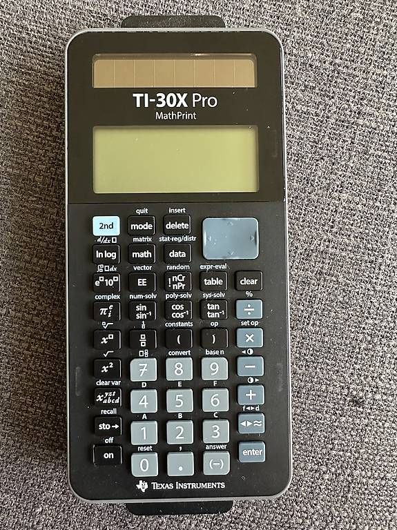 Texas Instruments Calculatrices: Taschenrechner TI-30X Pro – D'occasion à Bern par tiff1812