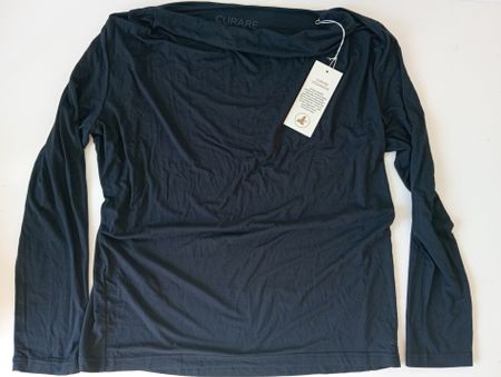 CURARE Yogawear Waterfall Shirt L Midnight-blue NEU Etikett 