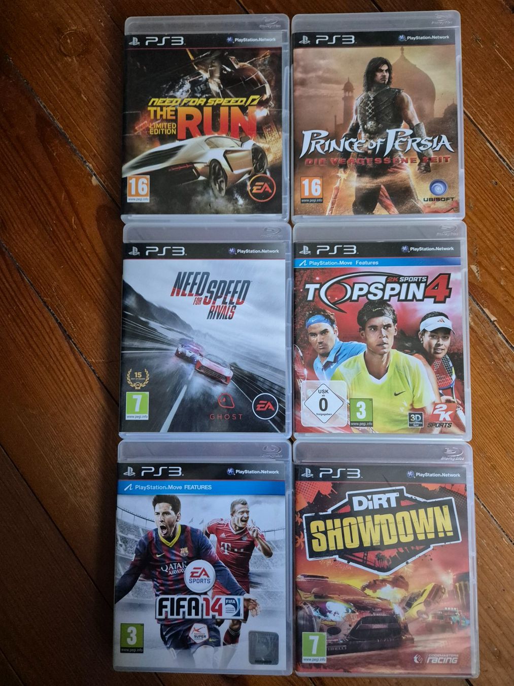 Sony Console: PS3 inkl. 2 Controller, 6 Spiele & benötigte Kabel – Usato da Reigoldswil venduto da lus_76dn 1