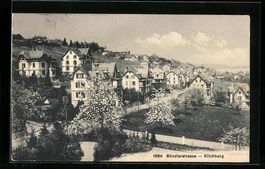 Kilchberg, Böndlerstrasse bei Baumblüt