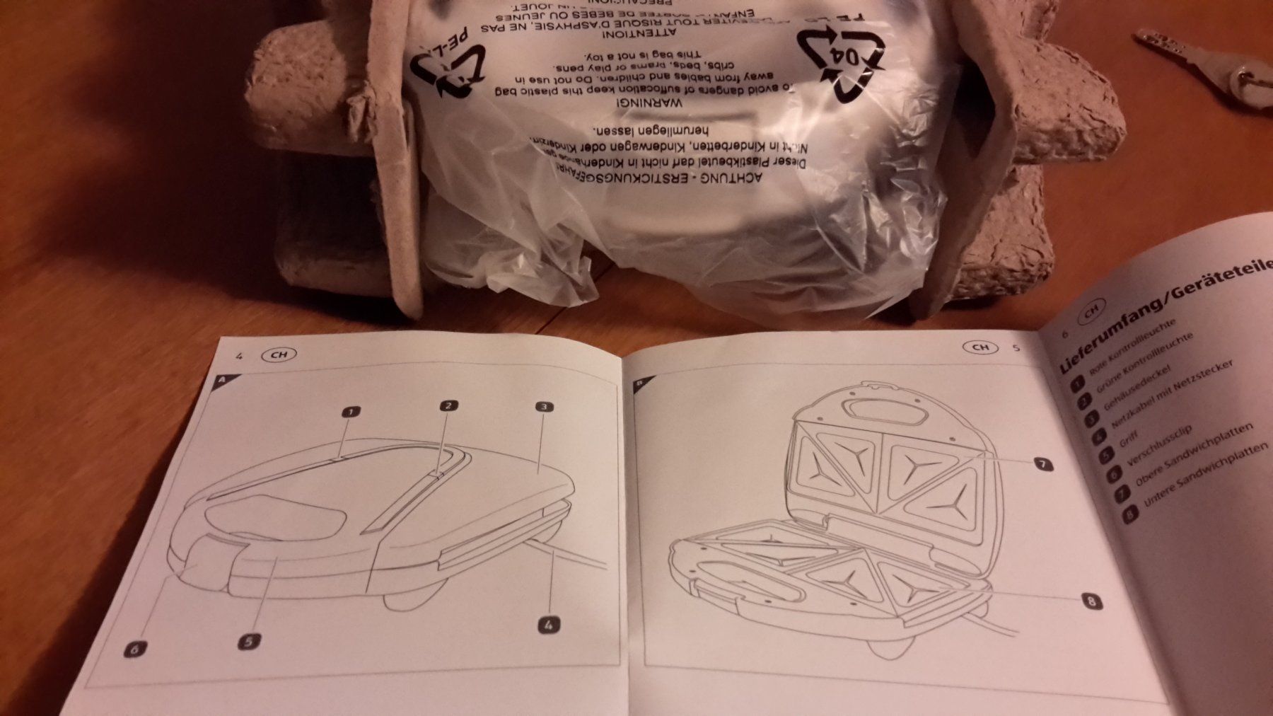 Küchengeräte: Sandwich Maker Croque Monsieur neu – Neu und originalverpackt aus Aldesago von ant_zk5q 2