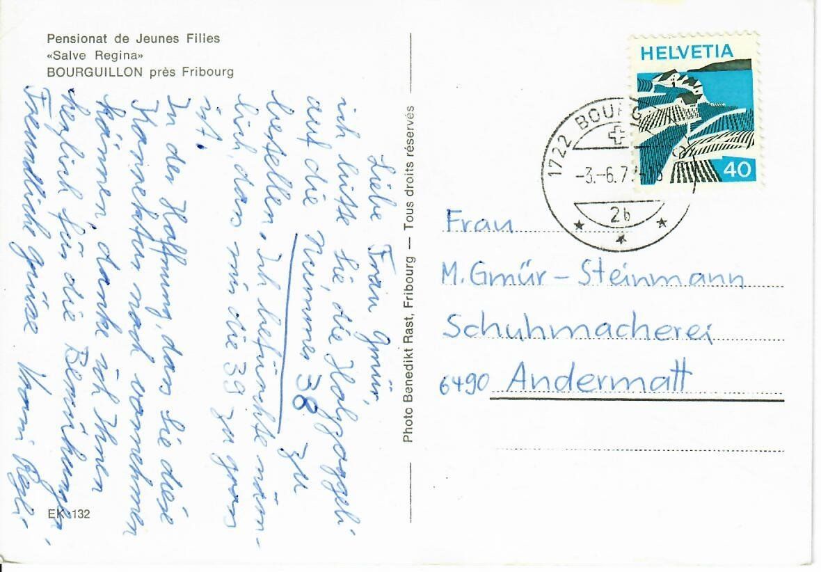 Cartes postales: Bourguillon – D'occasion à Hochdorf par Ziegel-16 1