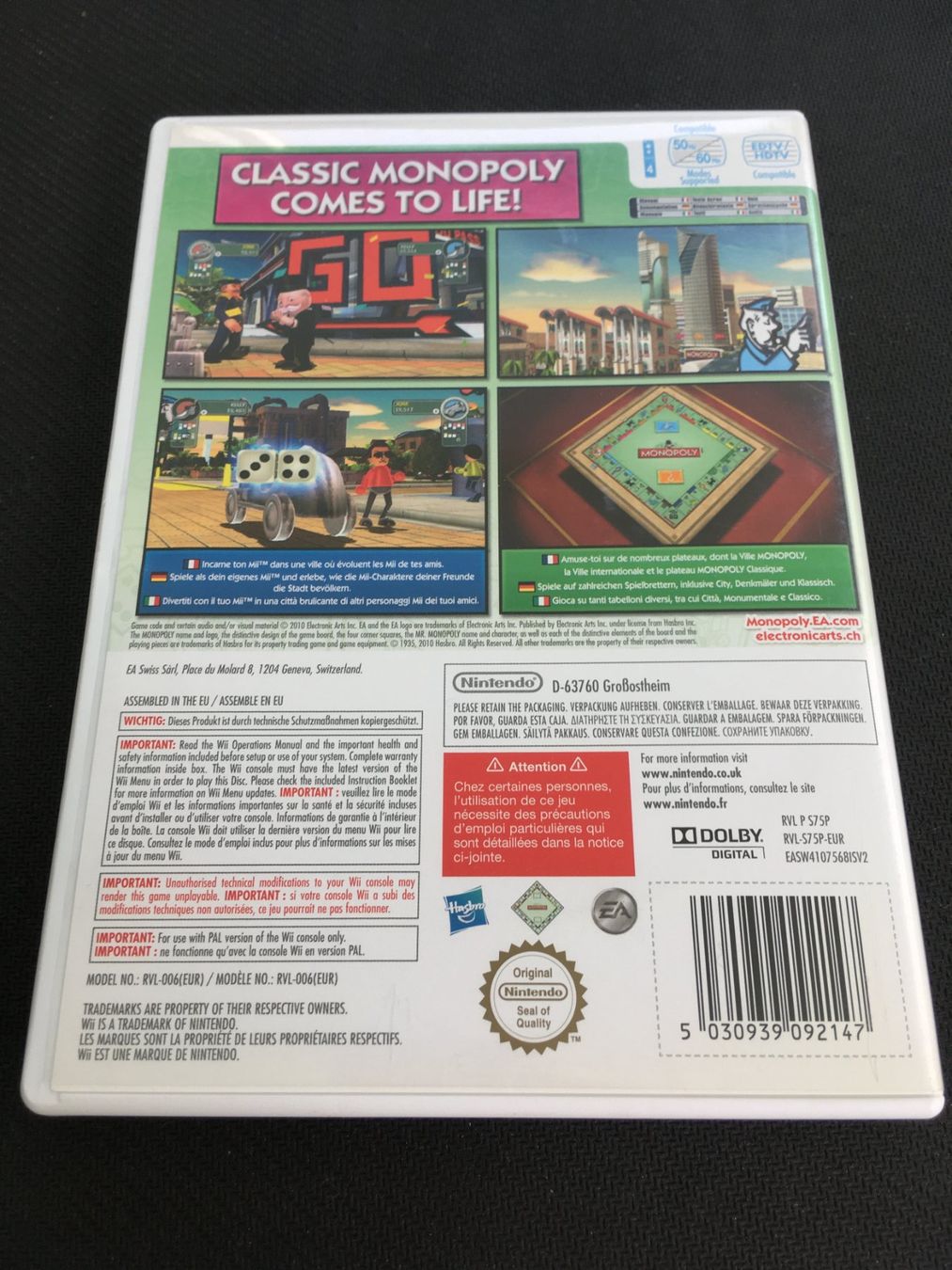 Nintendo Giochi: Monopoly Streets - Nintendo Wii – Usato da St.Gallen venduto da Punktchen01 1