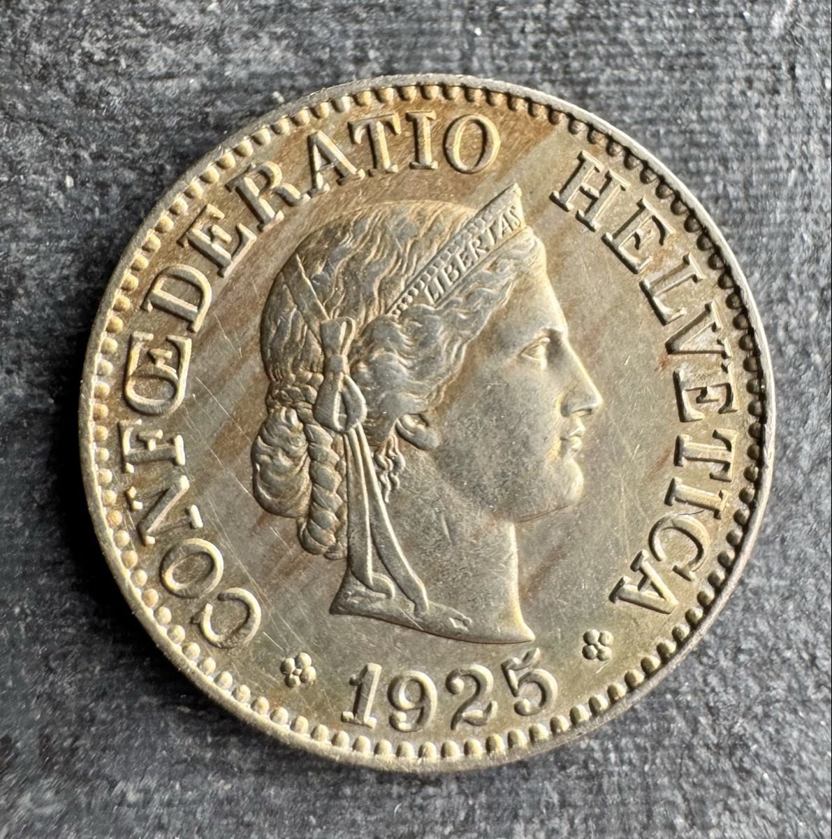 Toutes les monnaies: 10 Rappen 1925 – D'occasion à Meilen par coins4sale