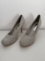 Graue Tamaris Wildleder Pumps, Grösse 40 - Top Herbstschuhe!