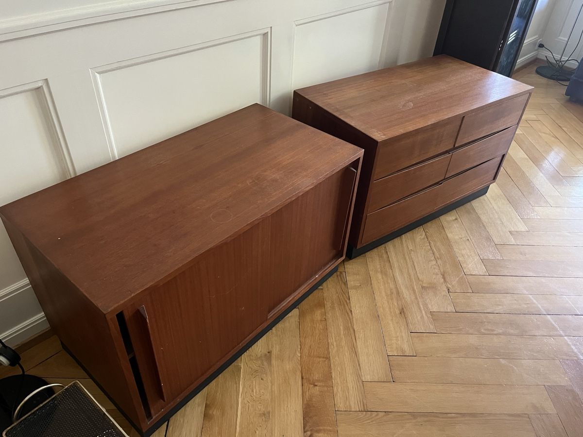 Kommoden: Vintage Midcentury Sideboard aus Teakholz – Gebraucht aus Basel von BaronB 1