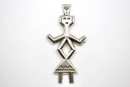 Silber Brosche