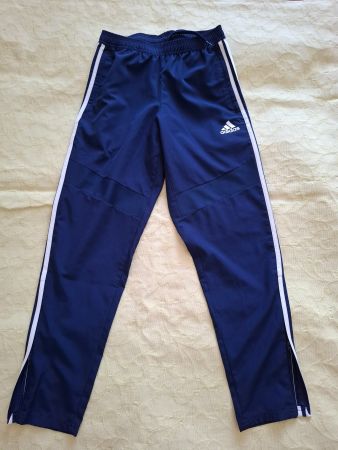 Trainingshose Adidas Climalite Gr S Blau-Weiss