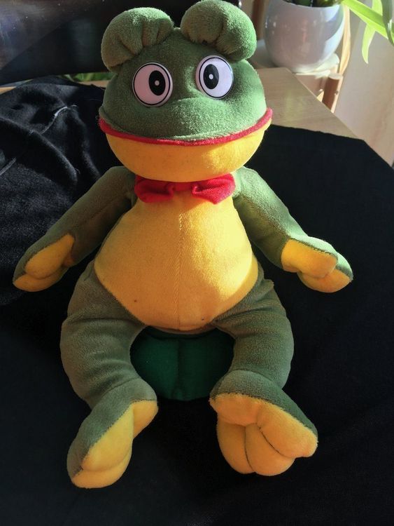 ISAKEN Plüschtier Frosch – Kuschelweich, 25 Oder 35 Cm, Perfekt Als Kissen Oder Geschenk
