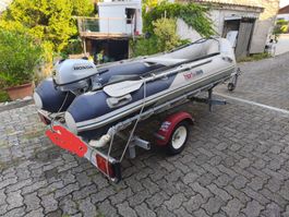 Schlauchboot Honwave mit Honda Motor 4.4 kw und Anhanger