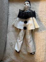 Pierrot poupée porcelaine vintage 60 cm