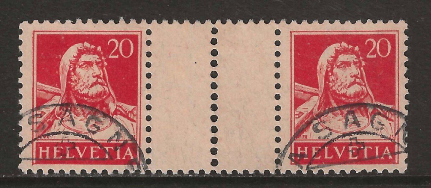 Alle Briefmarken: Zwischensteg Nr. S39 : KP 375.-- – Gebraucht aus Gümligen von Geniusbuy