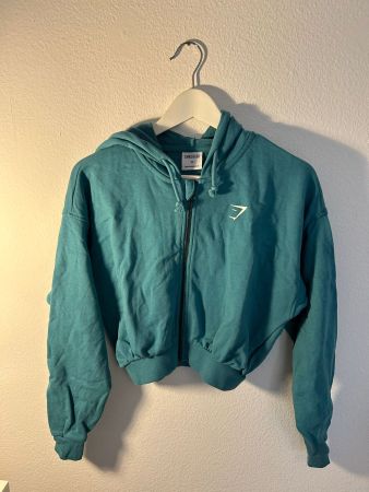 Gymshark Cropped Zip-Hoodie XS