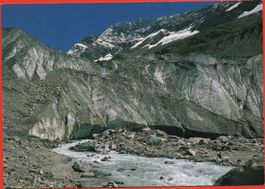 LÖTSCHENTAL Das Gletschertor des Langgletschers, Junge Lonza