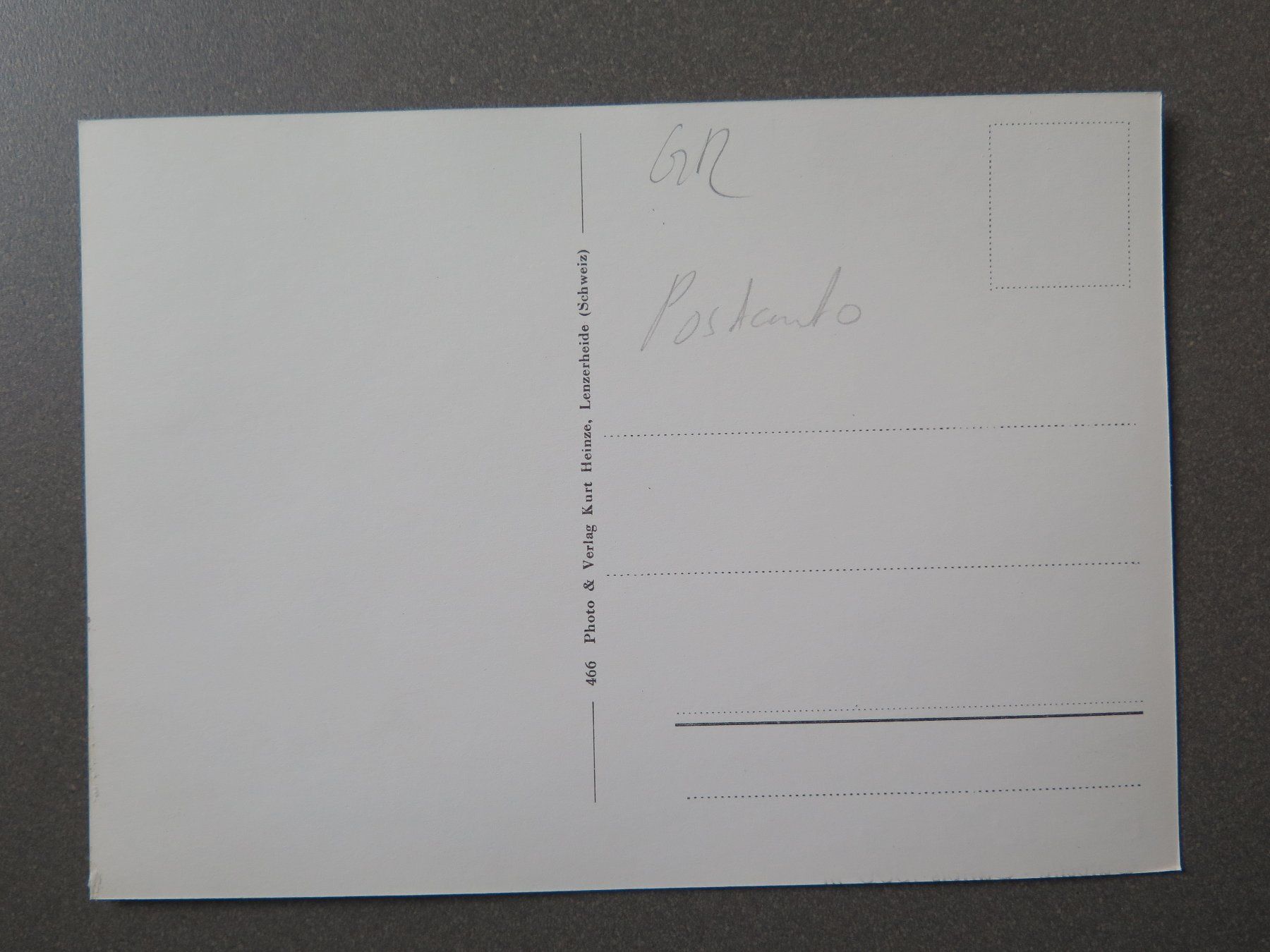 Ansichtskarten: VALBELLA - CANOLS - POSTAUTO – Gebraucht aus Wittenbach von lipasal 2