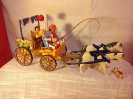Playmobil 4186 Famille calèche chevaux