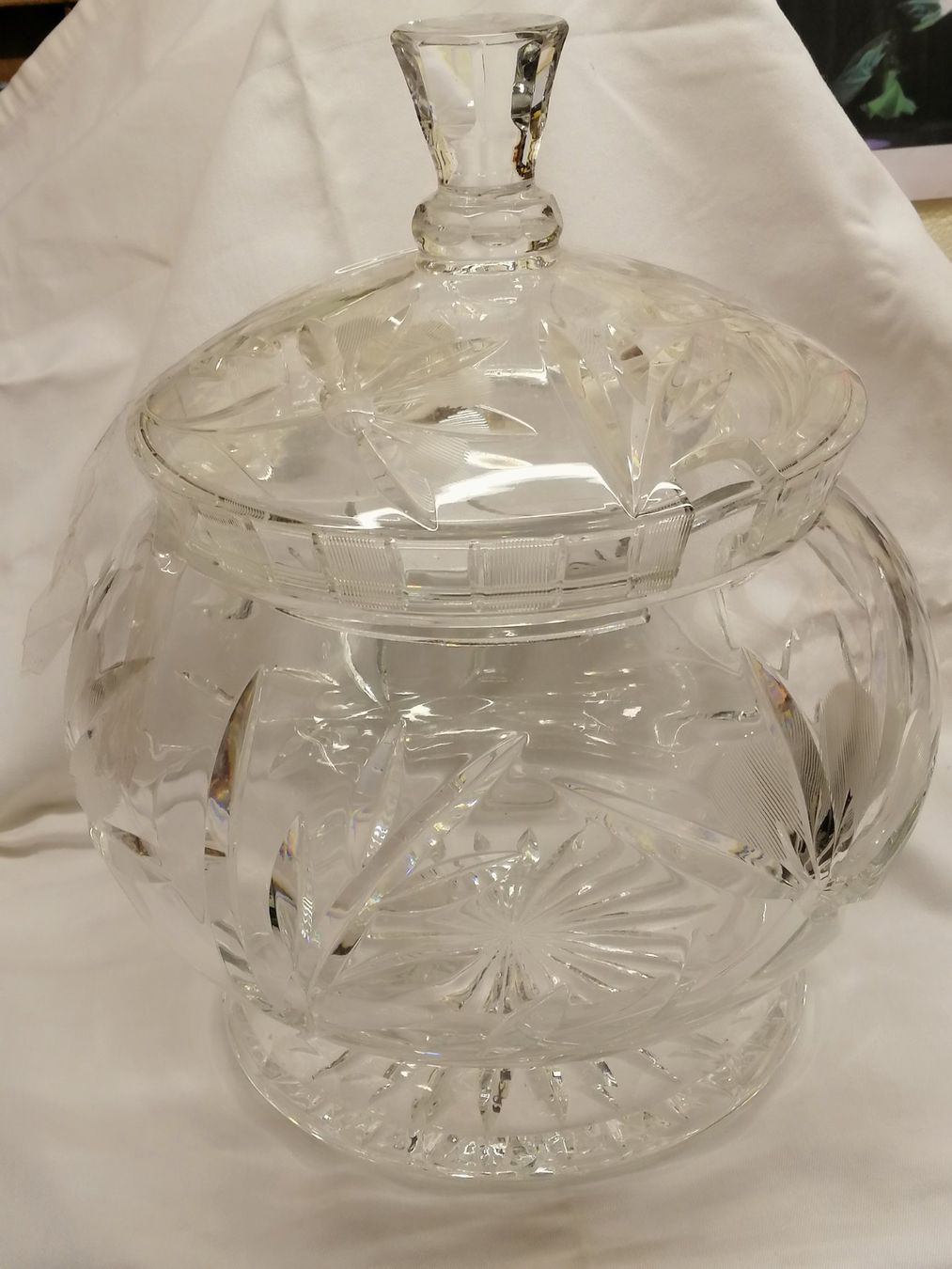 Gläser: Grosse Bowle, Vintage, Kristall geschliffen – Gebraucht aus Rheinfelden von Cleopatra2000 1