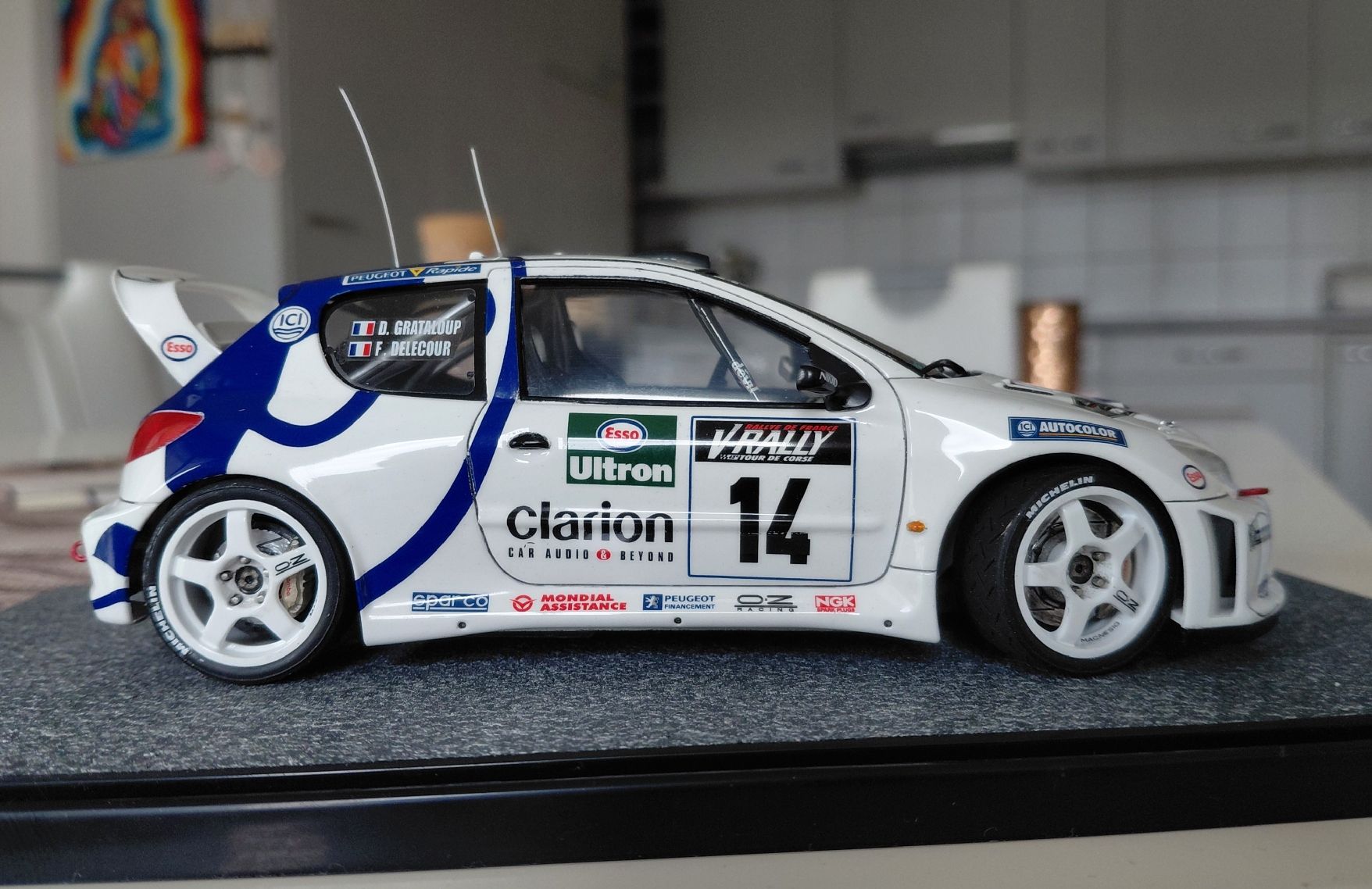 Tamiya Modellini d'auto: Peugeot 206 WRC – Nuovo (secondo la descrizione) da Bottenwil venduto da Toyscout 3