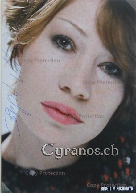 Autogramme: Birgit Minichmayr (1977) Schauspielerin - Autogramm – Gebraucht aus Dietikon von cyranos1