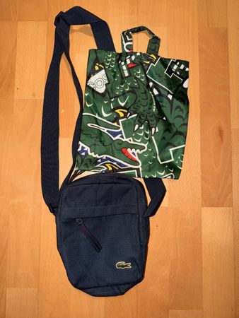 Lacoste Umhängetasche mit Beutel va Set dunkelblau grün