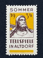 1934 Vignette Tellspiele in Altdorf ab Fr. 1.-