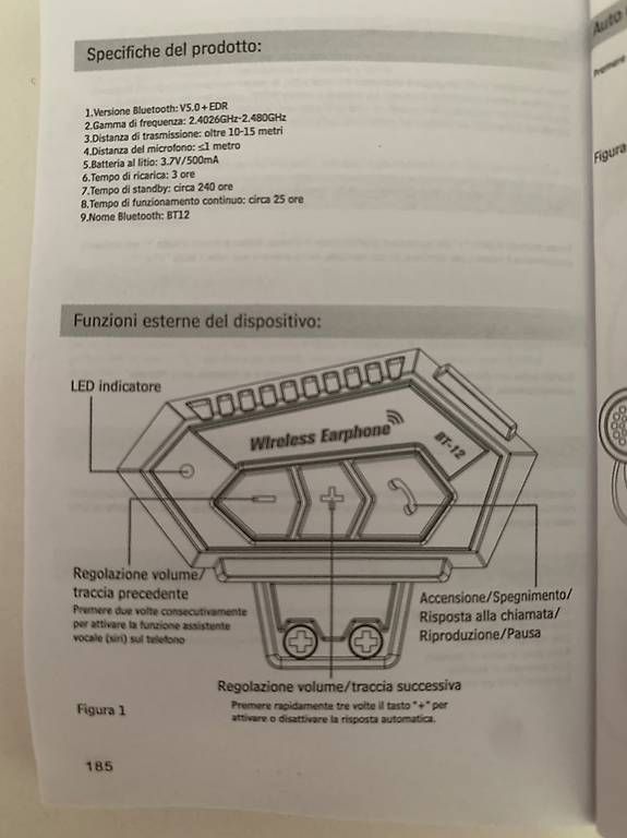 Caschi & visiere: Auricolare per casco moto 2 (pz) – Usato da Cugnasco venduto da sal_8sf7 4