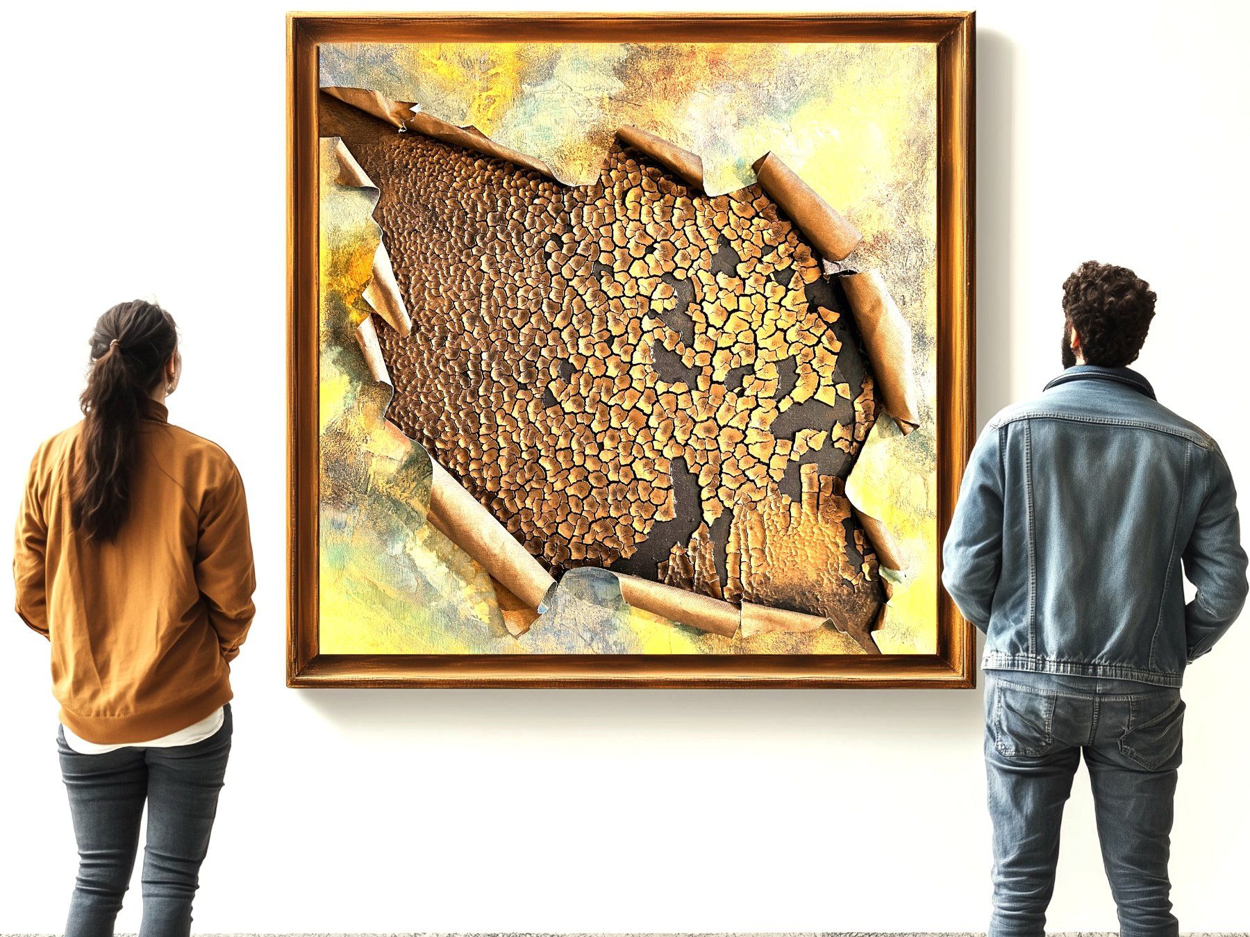 Dipinti: Andrea Scacciotti - Malerei auf Leinwand - Material abstrakt – Usato da Ponte Tresa venduto da 11GalleriaAlterEgo11 1