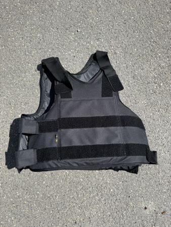 Schutzweste Paintball / Security schwarz Grösse S M
