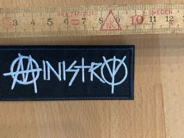 Ministry Patch Sticker Aufnäher Metal Rock Band