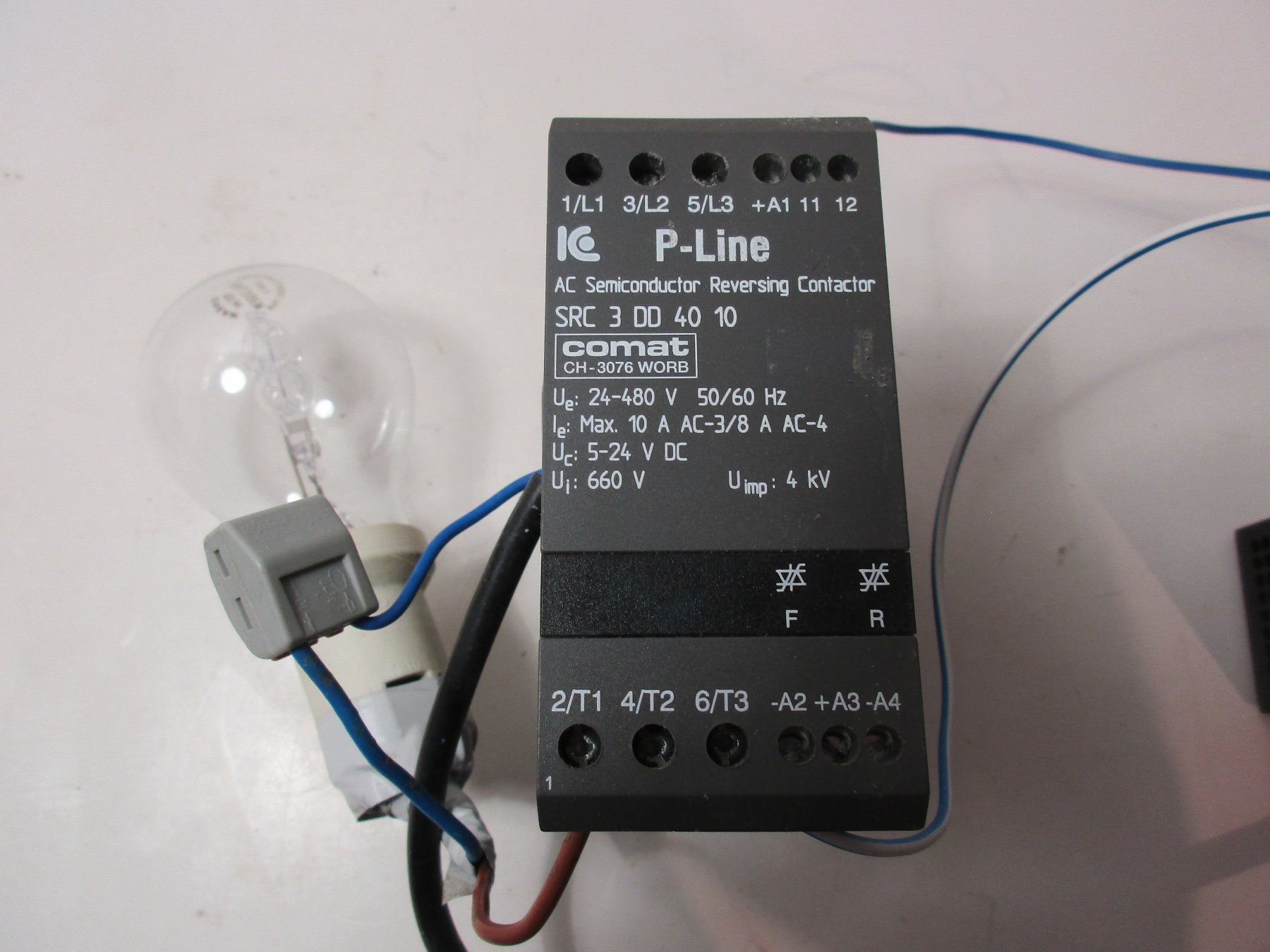 Componenti elettronici: Solid State Relay Comat SRC 3DD 40 10 Halbleiterrelais – Usato da Trubschachen venduto da ACStromer 3