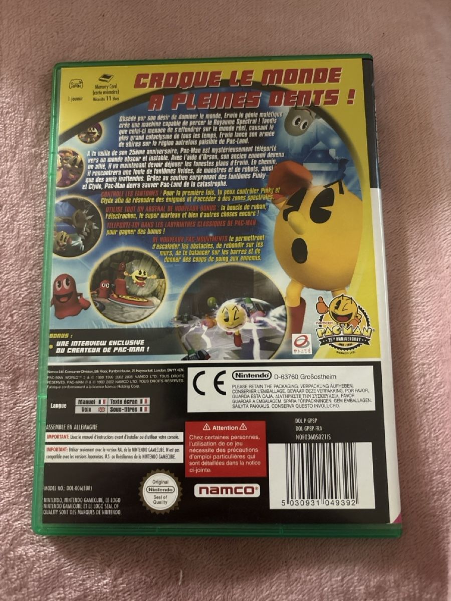 Nintendo Giochi: Pac-Man World 3 Nintendo Gamecube - Jeu complet et original! – Nuovo (secondo la descrizione) da Lausanne venduto da sio_7ckb 1