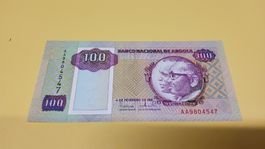Angola 100 Kwanzas 1991, Pinguinhos & Agostinho Neto