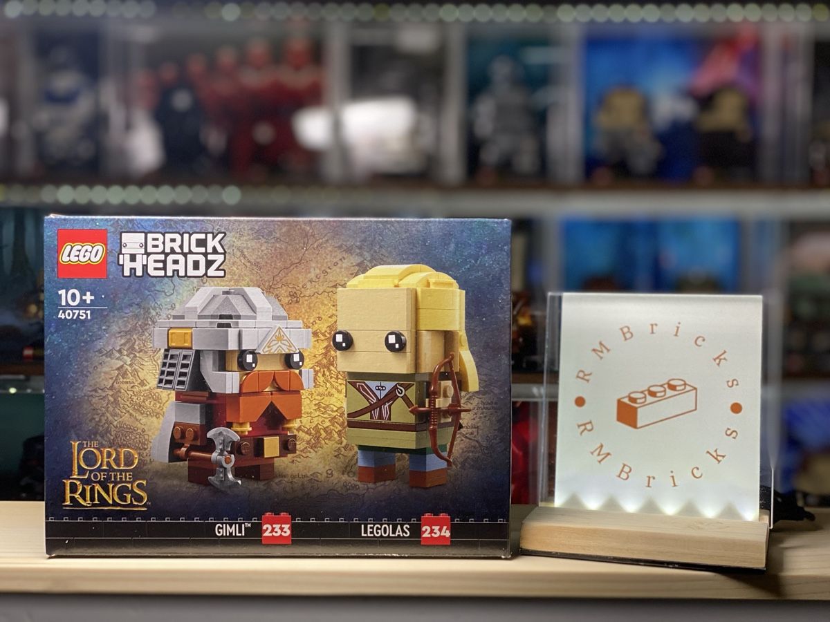 LEGO BrickHeadz Lord of the Rings 40751 Legolas & Gimli (Neu und ...