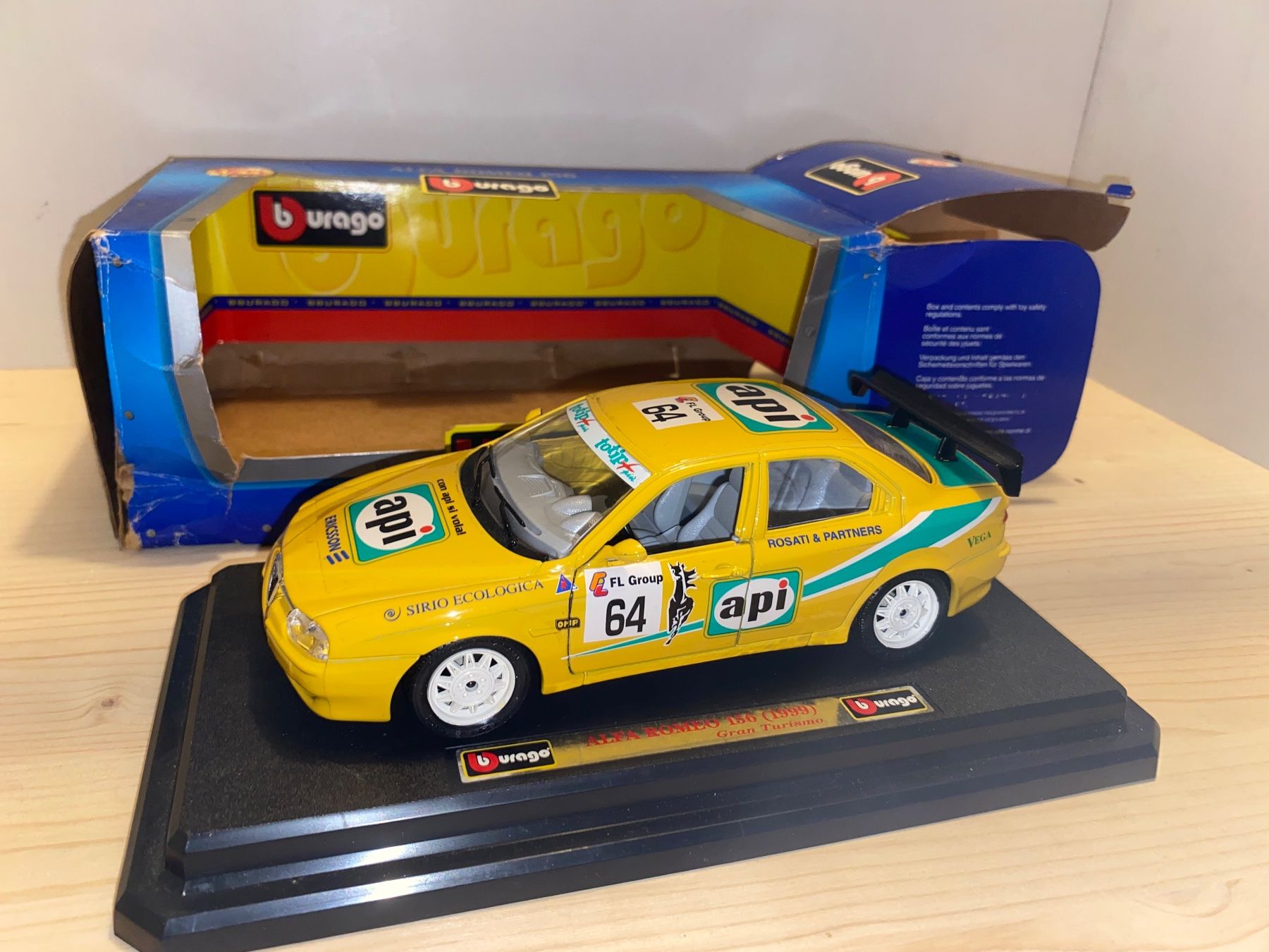 Alfa Romeo Modellini d'auto: Alfa Romeo 156 Racing API 1/24 – Nuovo (secondo la descrizione) da Wohlen AG venduto da PrivatSammlung