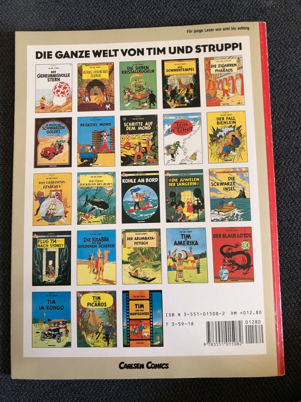 Fumetti: TIM UND STRUPPI TIM SCHRITTE AUF DEM MOND – Usato da basel venduto da Lastcall 1