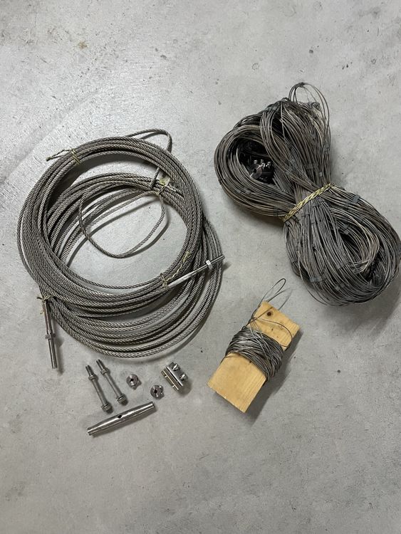 Stainless Steel Wire Rope Net Fall Protection Balcony (Gebraucht) in ...