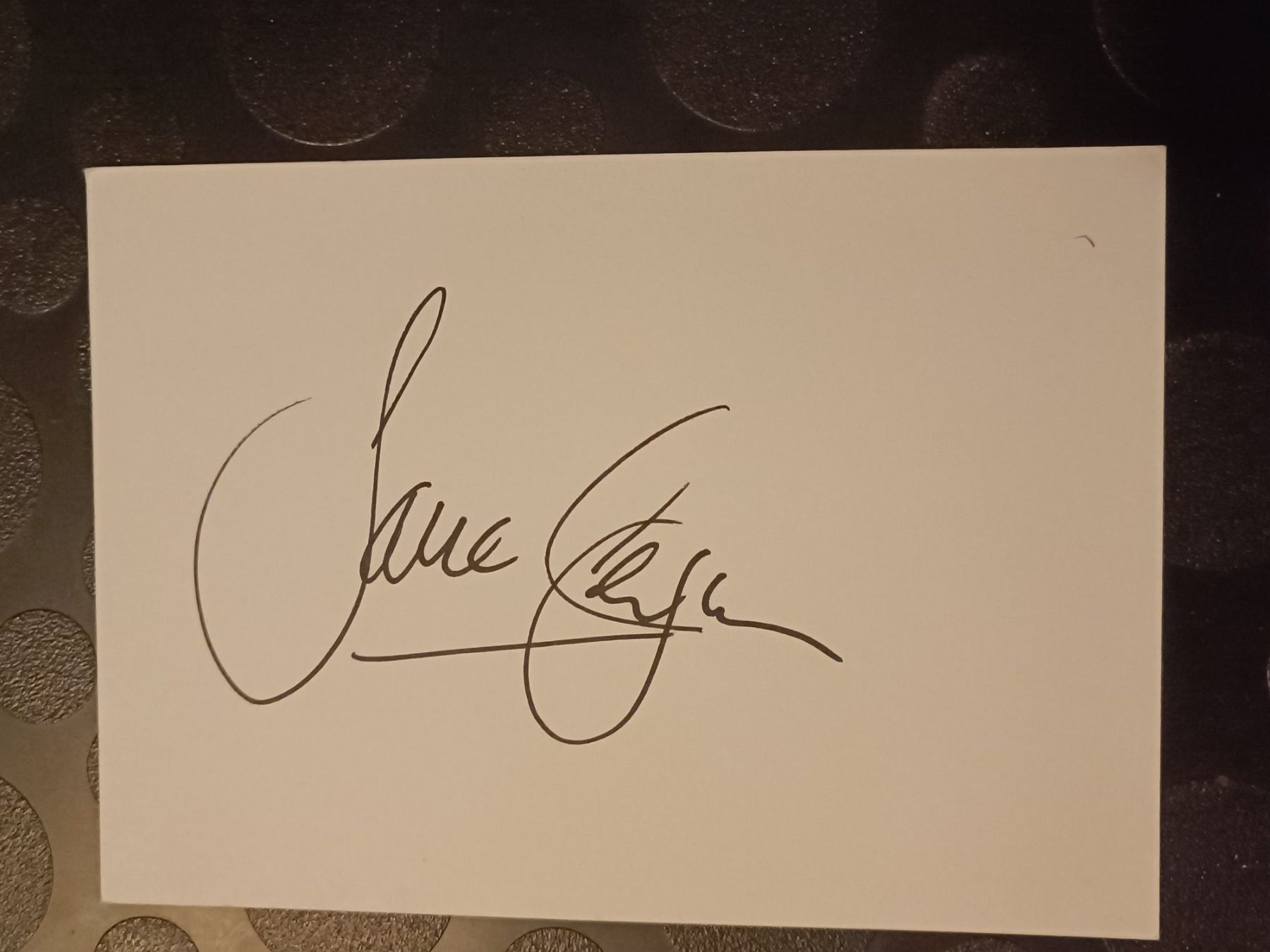 Autografi: Jane Seymour - persönlich gesammelt – Usato da Menziken venduto da Artographs