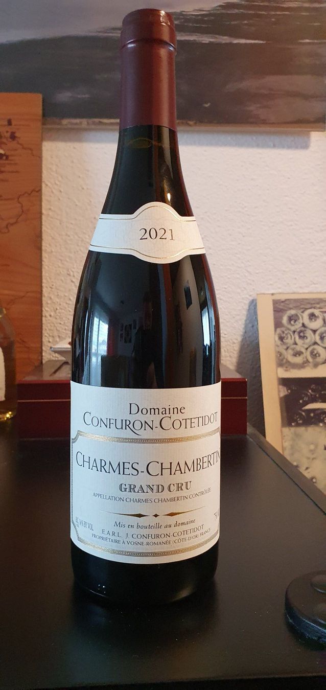 Wein: CONFURON-COETETIDOT - CHARMES CHAMBERTIN 2021 Grand Cru – Neu und originalverpackt aus Lenzburg von Reto013 2