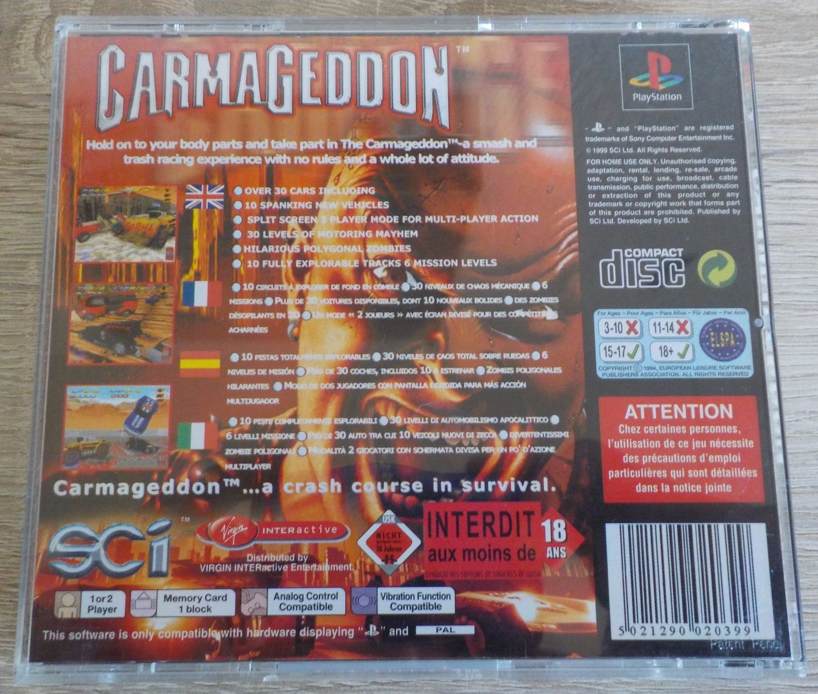 Sony Spiele: CARMAGEDDON – Gebraucht aus Reinach AG von Masi 1