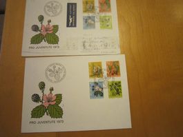 PJ 1973 FDC Serien einmal nach Bogota AB NUR 50 RP